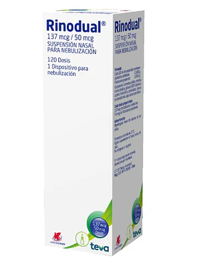 Rinodual Azelastina 137 mcg Fluticasona 50 mcg 120 Dosis.