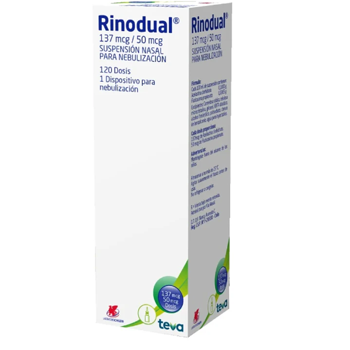Rinodual Azelastina 137 mcg Fluticasona 50 mcg 120 Dosis. 1