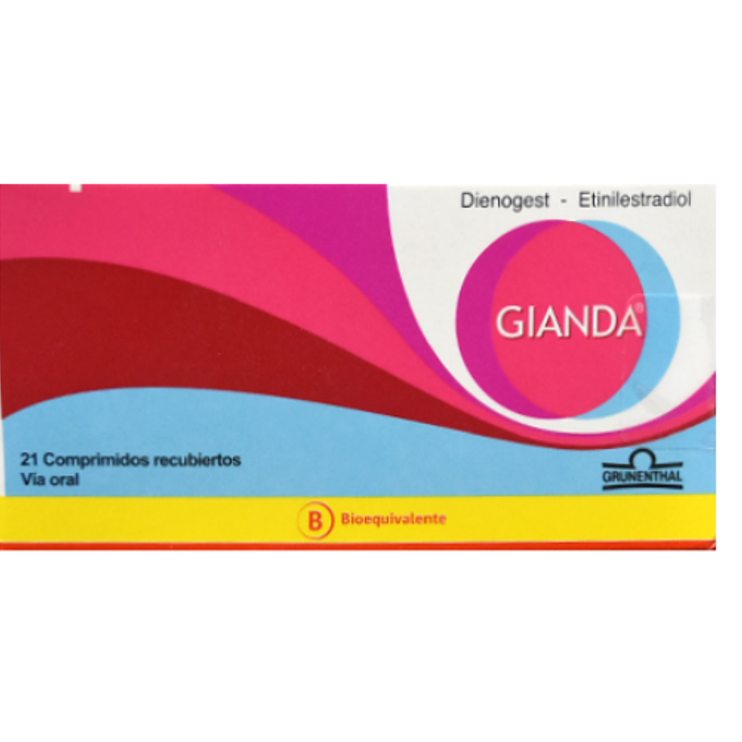Gianda (B) Denogest Etinilestradiol 21 Comprimidos. 1