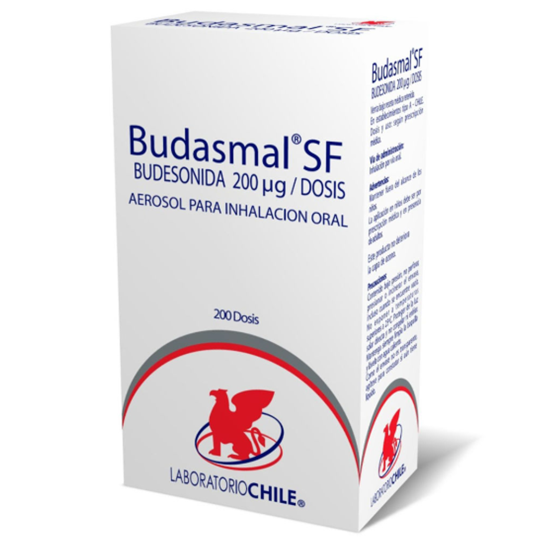 Budasmal SF Budesonida 200 mcg Inhalador 200 dosis. 1