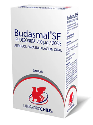 Budasmal SF Budesonida 200 mcg Inhalador 200 dosis.