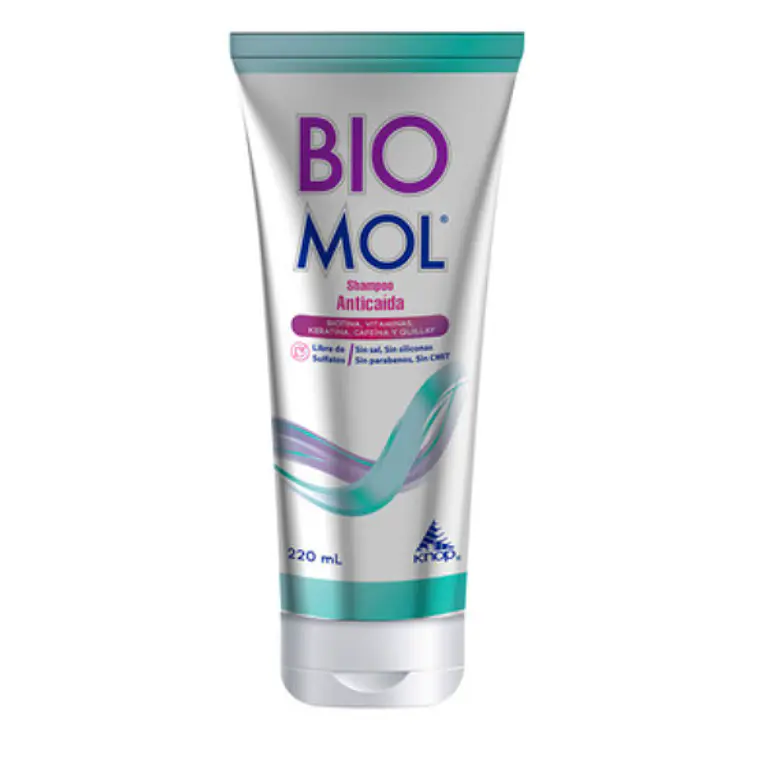 Biomol Shampoo Anticaída Biotina+ Vitaminas 220 ml. Knop  1