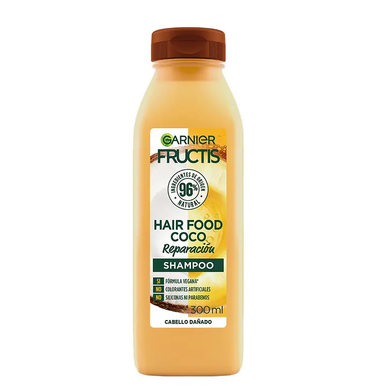 Garnier Fructis Shampoo Hair food Coco reparación Coco 300 ml. 1