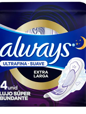 Always Toalla Ultrafina nocturna suave 14 Unidades.