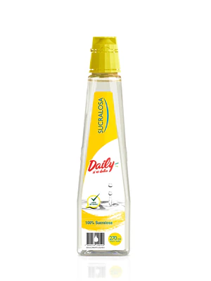 Daily Endulzante líquido 100 % sucralosa 270 ml.