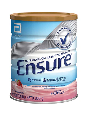 Ensure Fos Frutilla Polvo 850 g.
