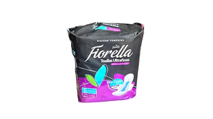 Fiorella Toalla Ultrafina nocturna tela suave con alas 8 Unidades.
