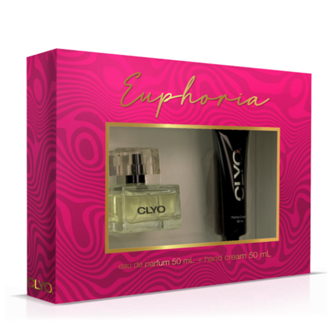 Set Clyo Euphoria Eau de parfum 50 ml + Crema de manos 50 g.  1