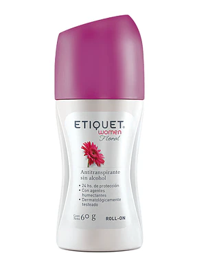 Desodorante Etiquet Women Floral Roll-on 60 g.