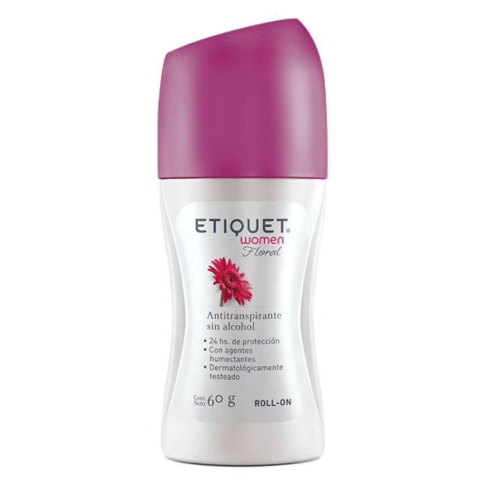 Desodorante Etiquet Women Floral Roll-on 60 g. 1