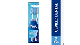 Cepillo dental Fluor Cardent Blancura Max 2 Unidades.