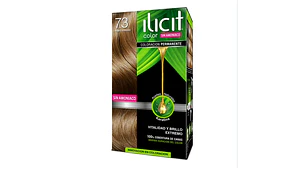 Tinte para el cabello Ilicit sin amoníaco 7.3 Rubio dorado.