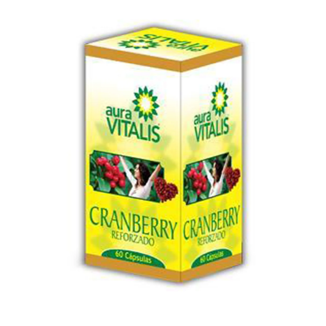 Cranberry Reforzado 300 mg 60 Cápsulas. Aura Vitalis 1