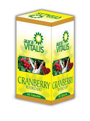 Cranberry Reforzado 300 mg 60 Cápsulas. Aura Vitalis