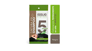 Tintura shampoo Issue express 5 minutos Negro.
