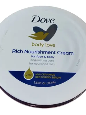 Dove Body love Rich nourishment Cream Rostro y cuerpo 75 g.