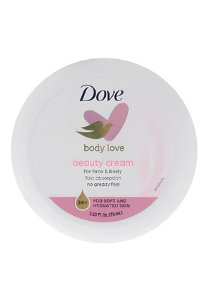 Dove Body love Beauty cream rostro y cuerpo 75 g.