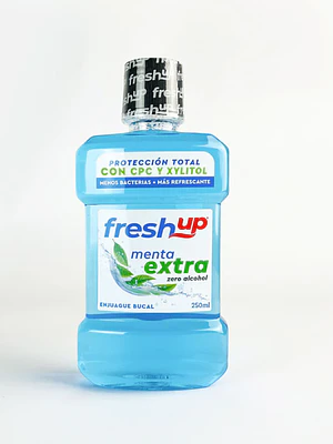 Enjuague bucal Fresh Up Menta extra 250 ml.