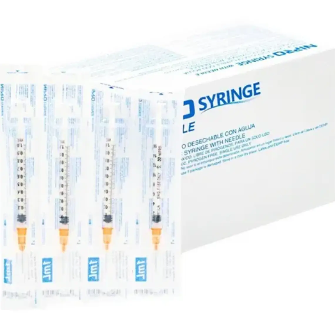 Jeringa Tuberculina 25Gx 5/8 Nipro 100 Unidades. 1