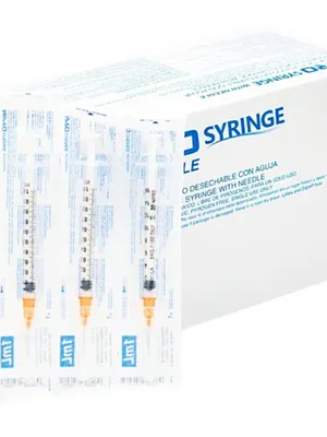 Jeringa Tuberculina 25Gx 5/8 Nipro 100 Unidades.