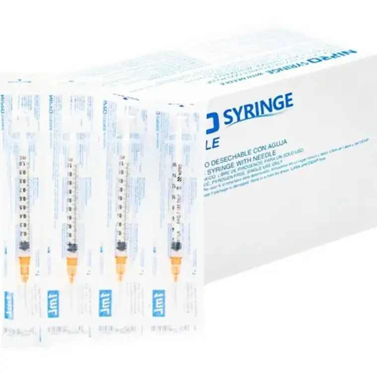 Jeringa Tuberculina 25Gx 5/8 Nipro 100 Unidades. 1
