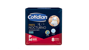 Cotidian Pants Nocturno P/M 8 Unidades.