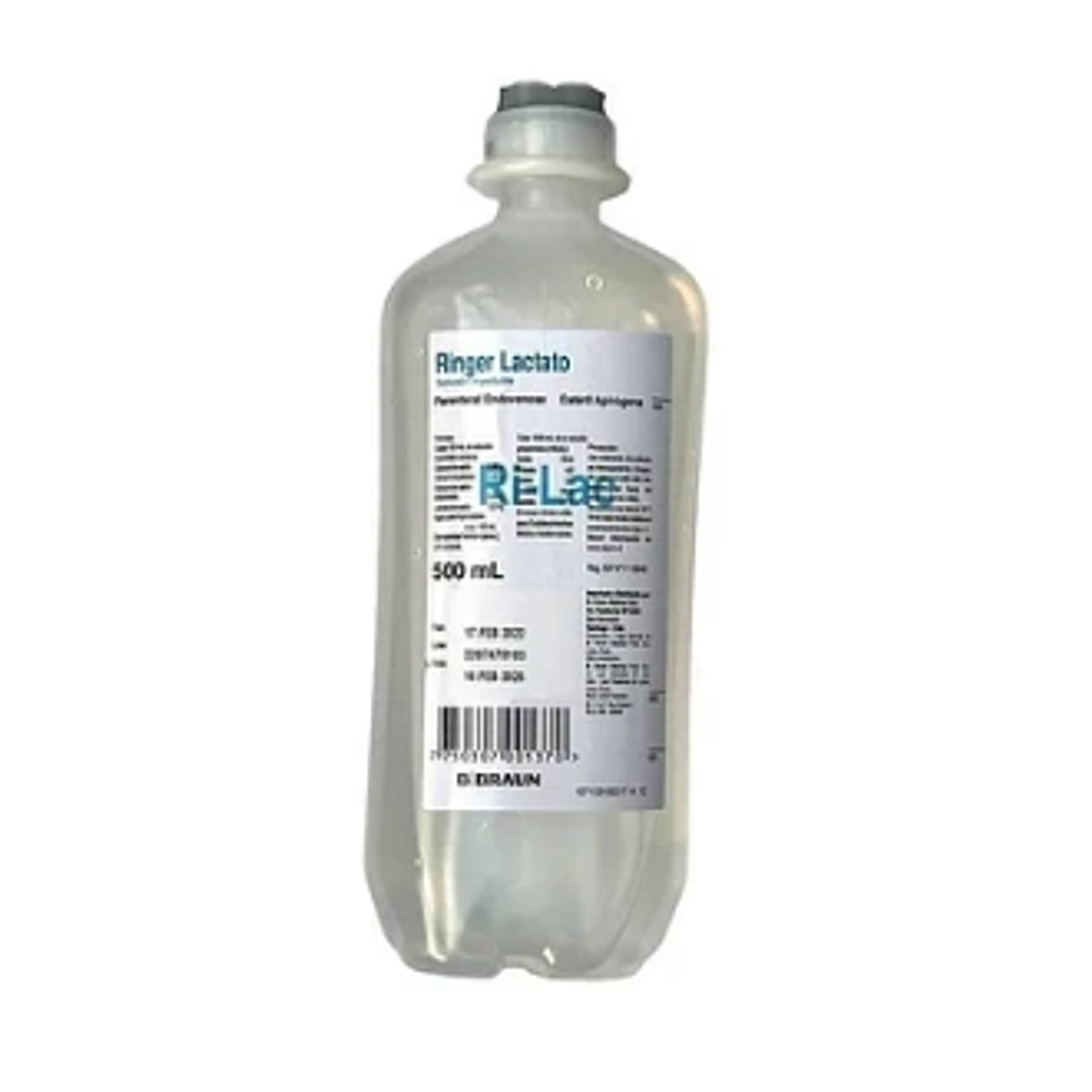 Ringer Lactato 500 ml Caja de 20 Unidades. Braun  1