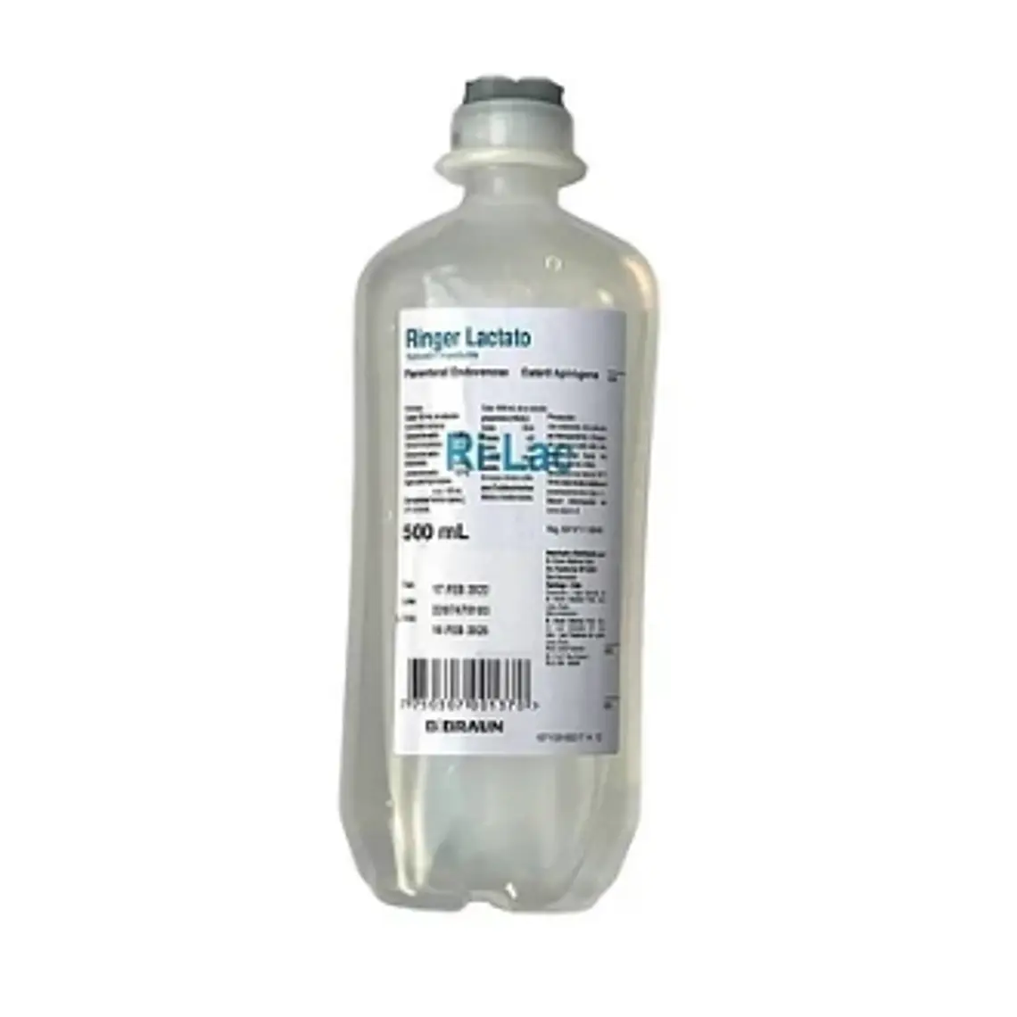 Ringer Lactato 500 ml Caja de 20 Unidades. Braun  1