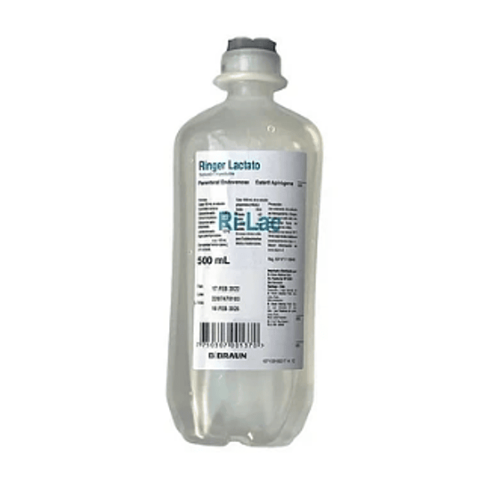 Ringer Lactato 500 ml Caja de 20 Unidades. Braun  1