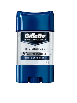 Gillette Desodorante antibacterial Invisible Gel 82 g.