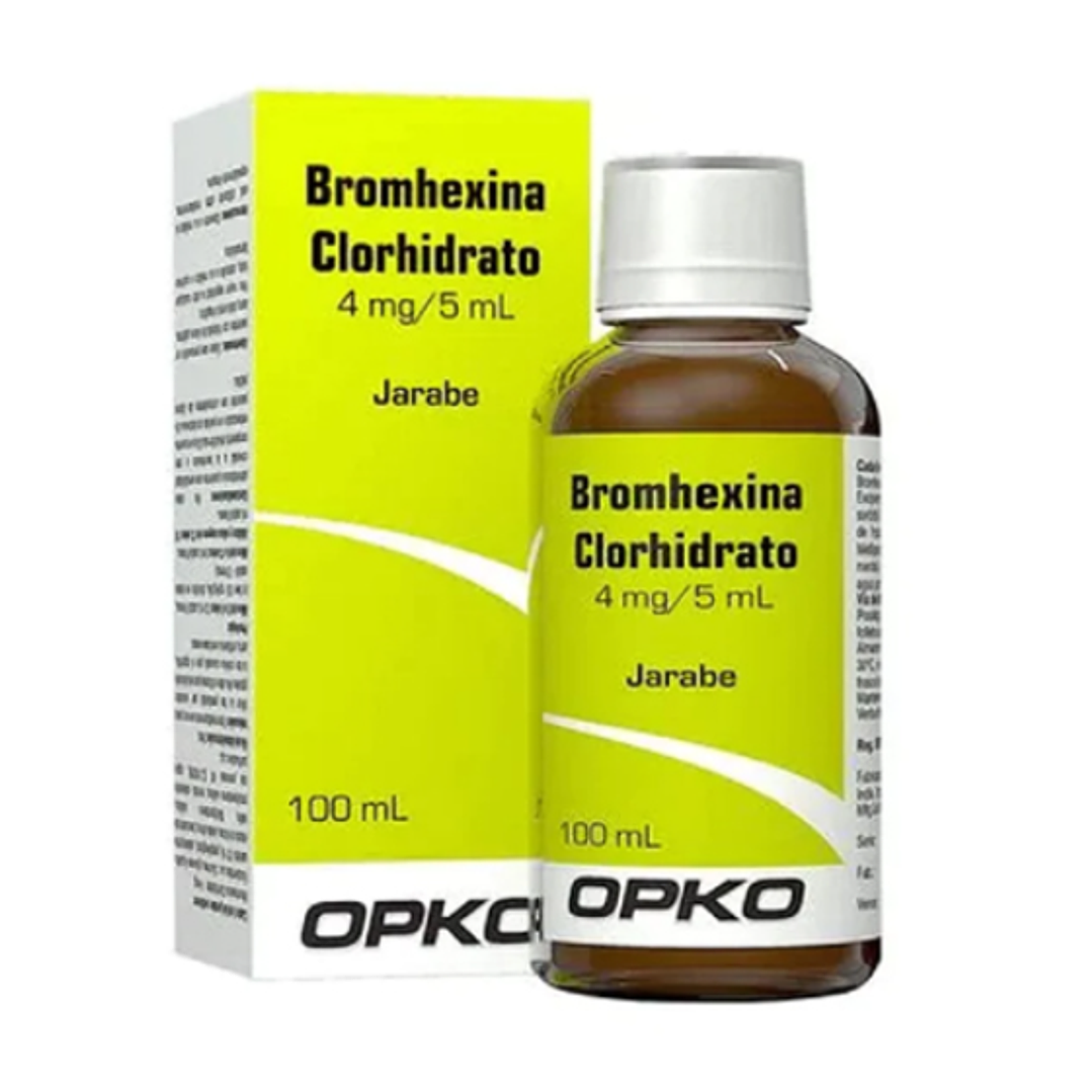 Bromhexina 4 mg / 5ml Jarabe 100 ml . Opko 1