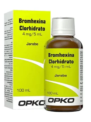 Bromhexina 4 mg / 5ml Jarabe 100 ml . Opko