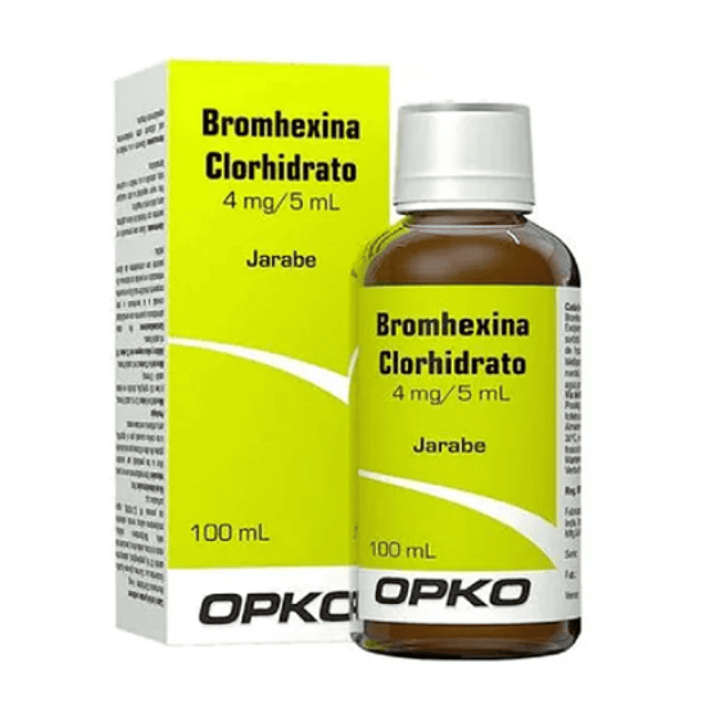 Bromhexina 4 mg / 5ml Jarabe 100 ml . Opko 1