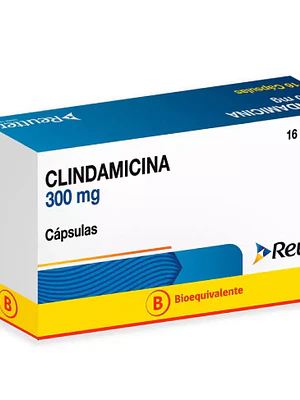 Clindamicina (B) 300 mg 16 Cápulas. Reutter