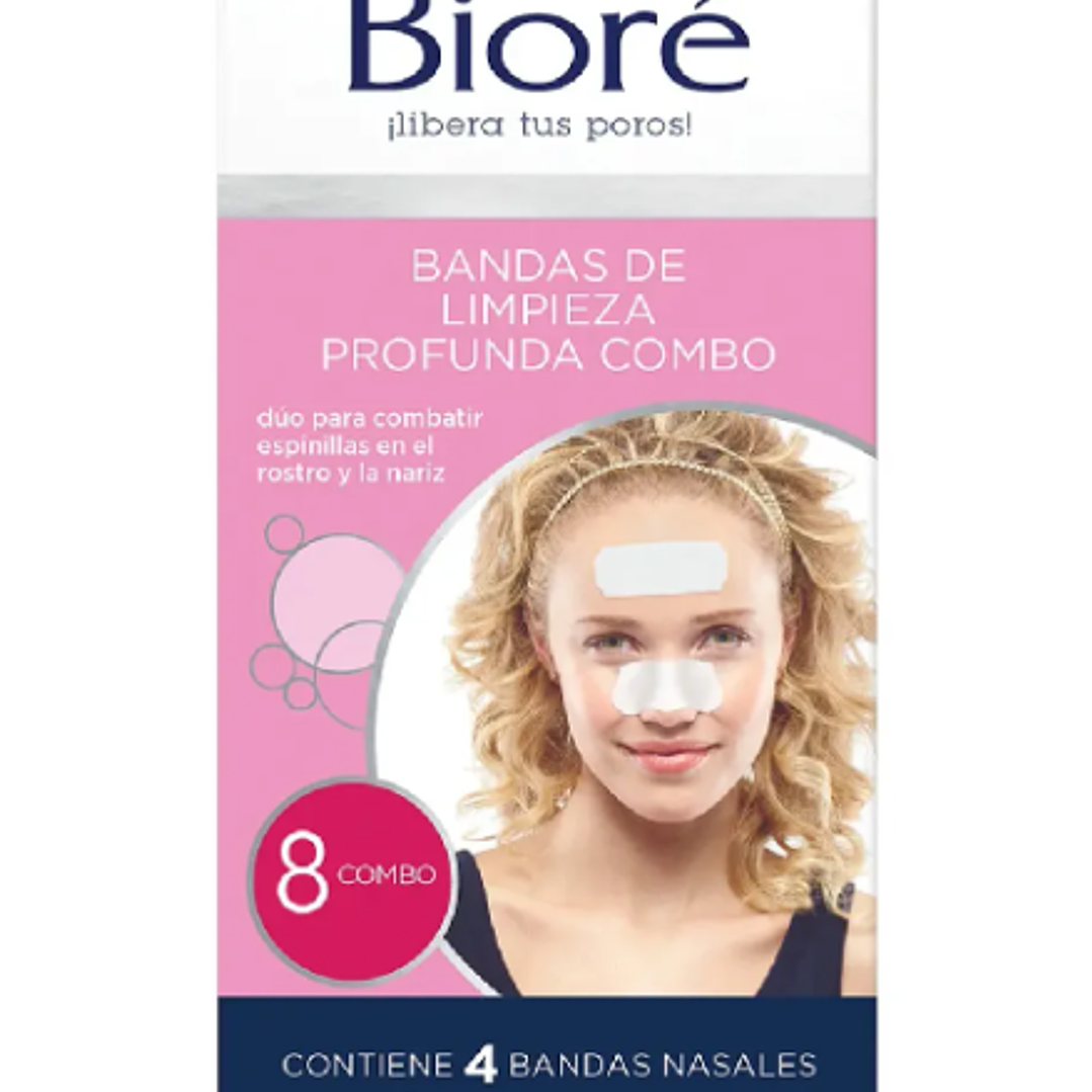 Bioré Bandas de limpieza profunda combo 8 Unidades. 1