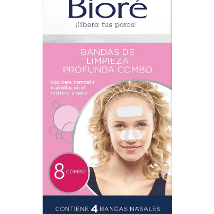 Bioré Bandas de limpieza profunda combo 8 Unidades. 1
