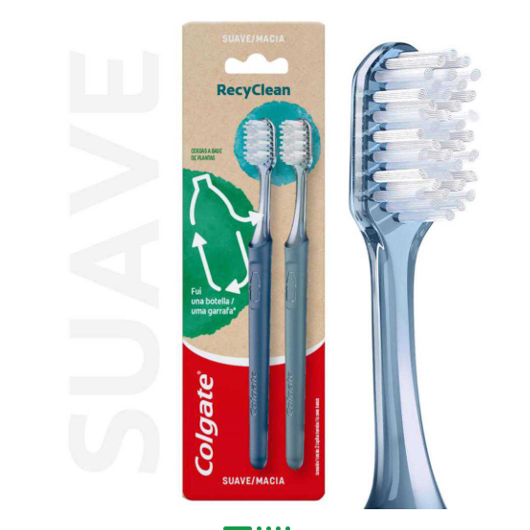 Cepillo dental Colgate Recycled 2 Unidades. 1