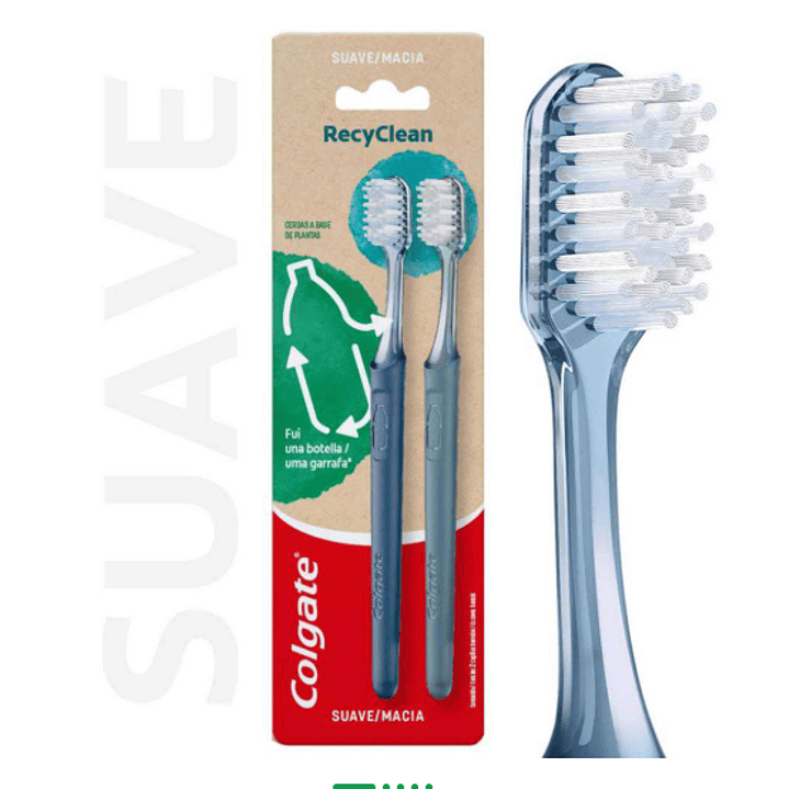Cepillo dental Colgate Recycled 2 Unidades. 1