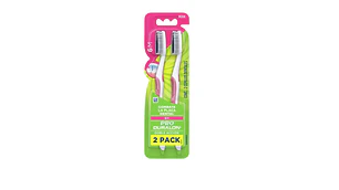 Cepillo dental Duralón Medio 6M 2 Unidades.