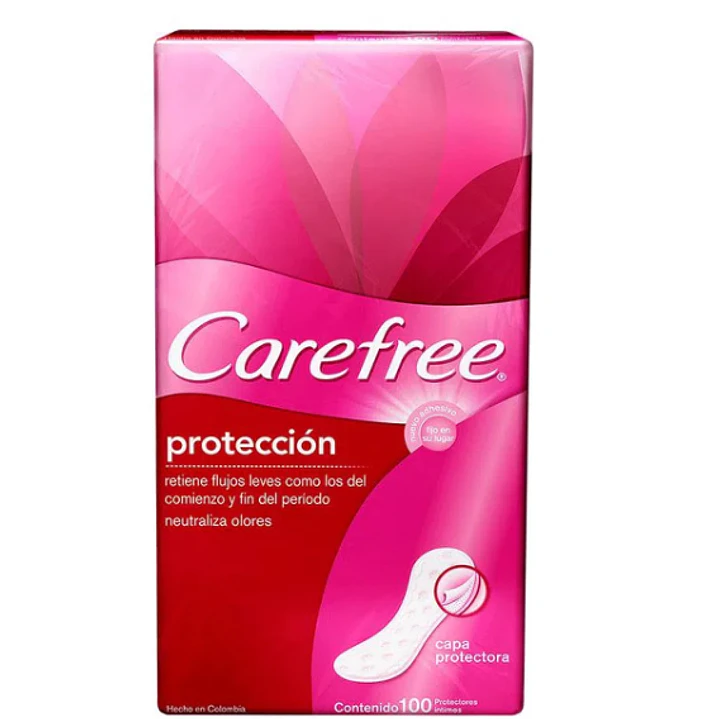 Protectores diarios Carefree 100 Unidades. 1