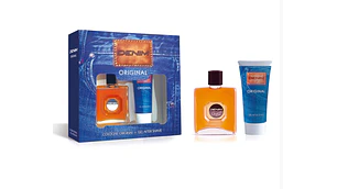 Estuche Denim Colonia original 75 ml + Gel after shave 75 ml.