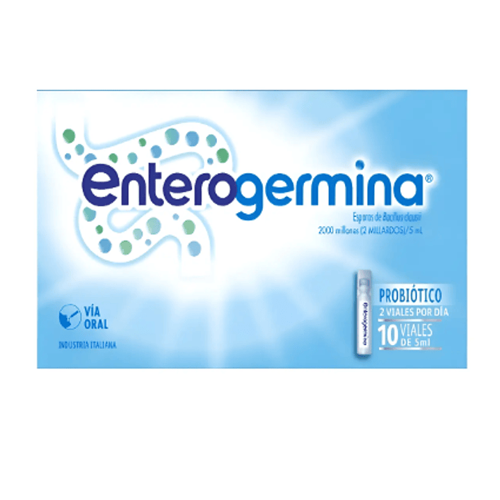 Entergermina Probiótico 10 viales 5 ml. 1