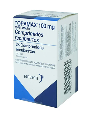 Topamax Topimarato 100 mg 28 Comprimidos.