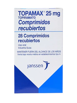 Topamax Topiramato 25 mg 28 Comprimidos.
