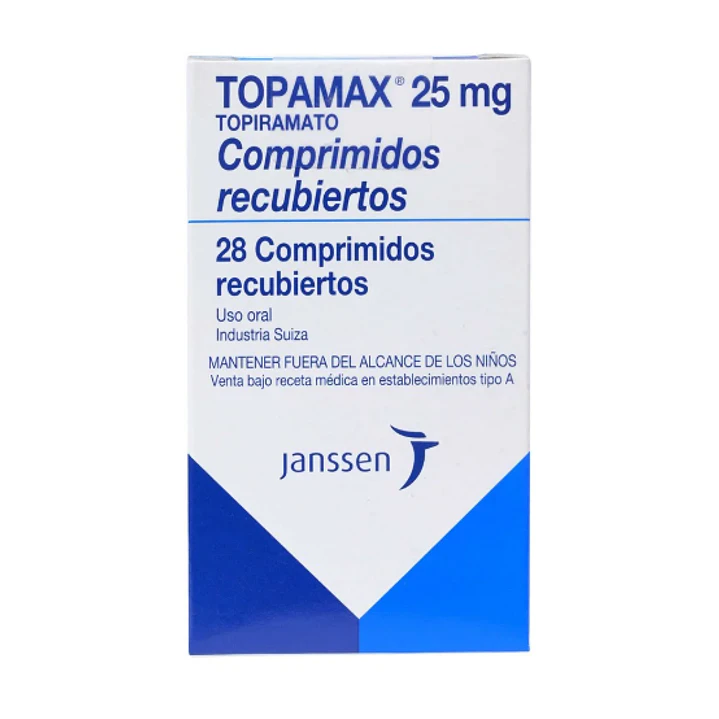 Topamax Topiramato 25 mg 28 Comprimidos. 1