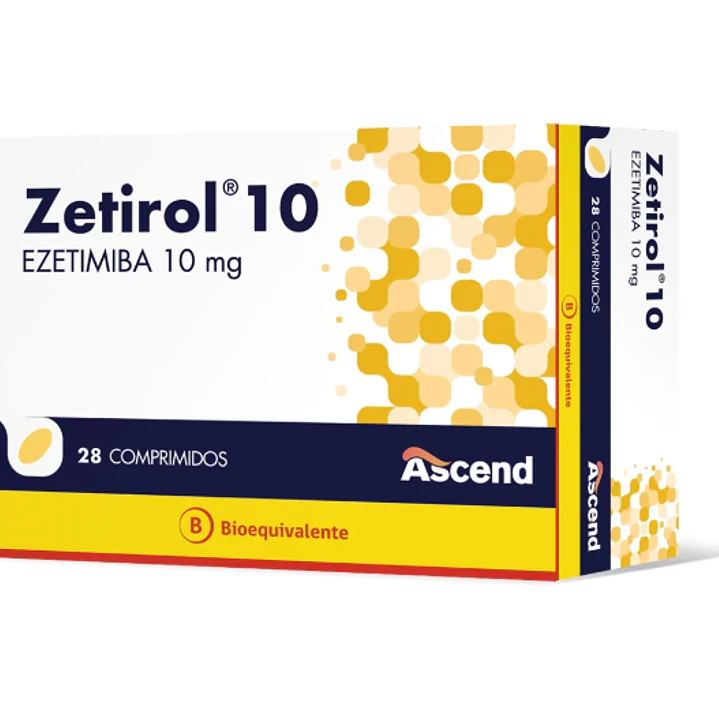 Zetirol (B) Ezetimiba 10 mg 28 Comprimidos. 1
