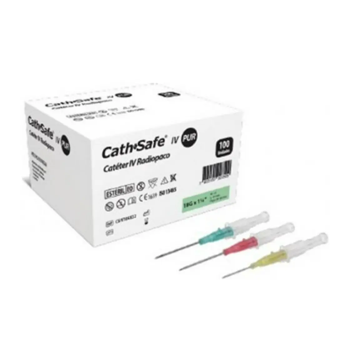 Cateter de seguridad N°16 Gx32 mm 100 Unidades. 1