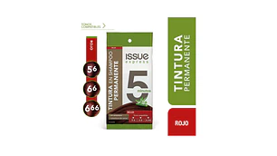 Tintura en shampoo Issue express 5 minutos Rojo.