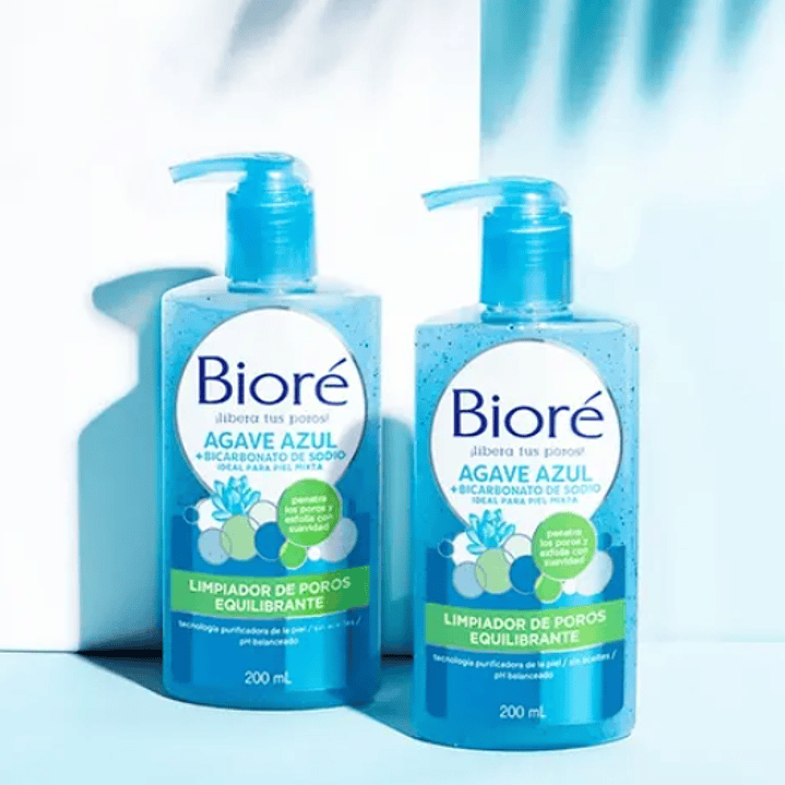 Bioré Agavé azul Limpiador de poros 200 ml. 1