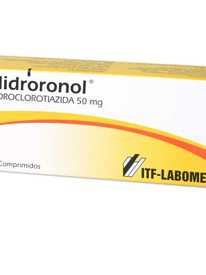 Hidroronol Hidroclorotiazida 50 mg 24 Comprimidos.